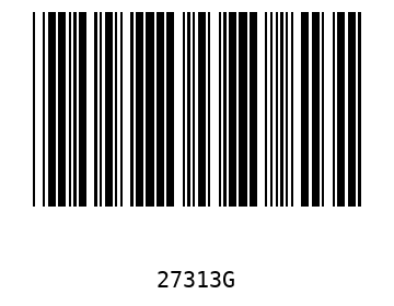 Bar code, type 39 27313