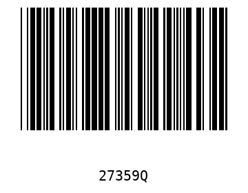 Bar code, type 39 27359