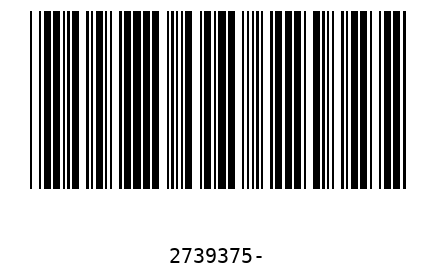 Bar code, type 39 2739375