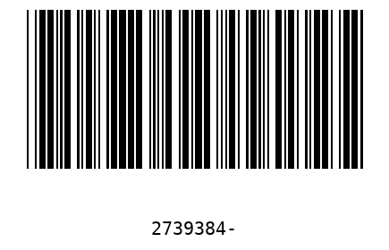 Bar code, type 39 2739384