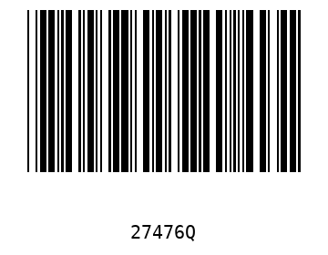 Bar code, type 39 27476