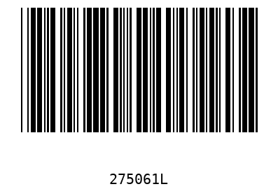 Bar code, type 39 275061