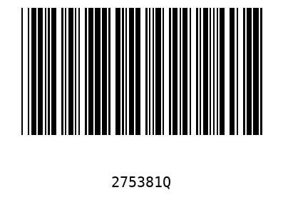 Bar code, type 39 275381