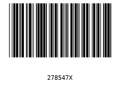 Bar code, type 39 278547