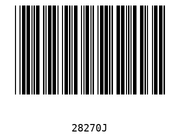 Bar code, type 39 28270