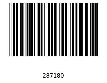 Bar code, type 39 28718