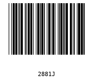 Bar code, type 39 2881
