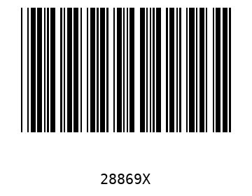 Bar code, type 39 28869