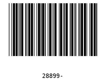 Bar code, type 39 28899