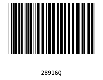 Bar code, type 39 28916