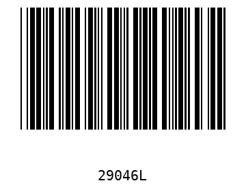 Bar code, type 39 29046