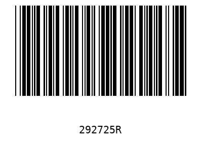 Bar code, type 39 292725