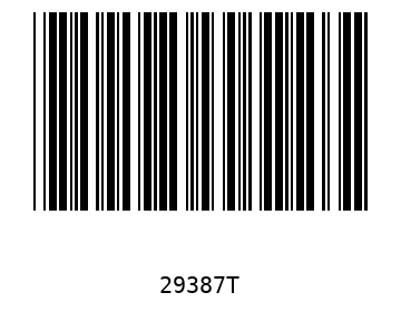 Bar code, type 39 29387