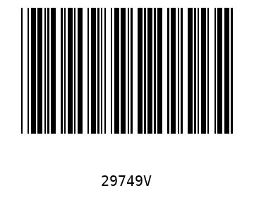 Bar code, type 39 29749
