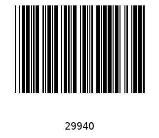 Bar code, type 39 2994
