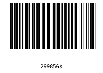 Bar code, type 39 299856