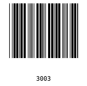 Bar code, type 39 300