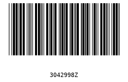 Bar code, type 39 3042998