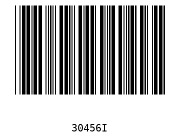 Bar code, type 39 30456