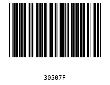 Bar code, type 39 30507
