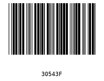 Bar code, type 39 30543
