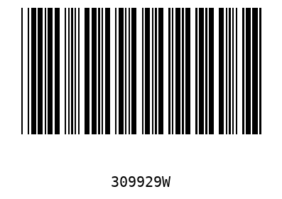 Bar code, type 39 309929