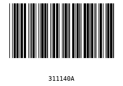 Bar code, type 39 311140