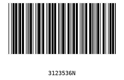 Bar code, type 39 3123536