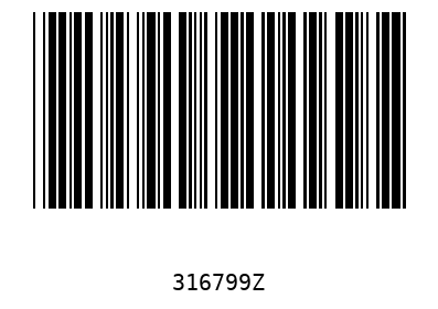 Bar code, type 39 316799