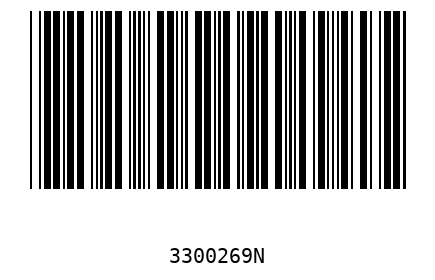 Bar code, type 39 3300269