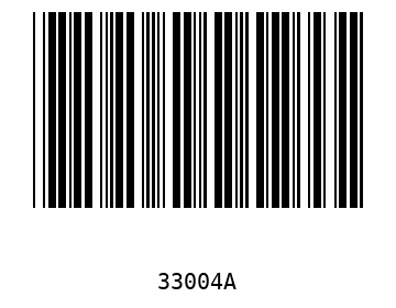 Bar code, type 39 33004