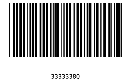 Bar code, type 39 3333338