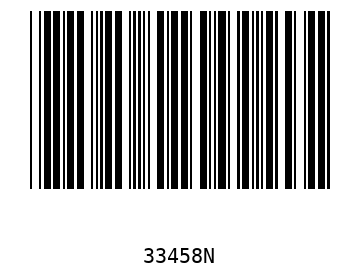 Bar code, type 39 33458