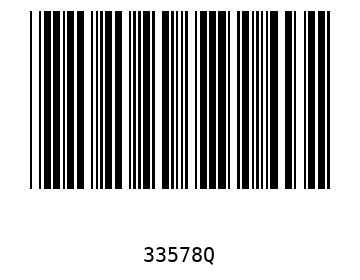 Bar code, type 39 33578