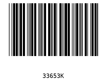 Bar code, type 39 33653