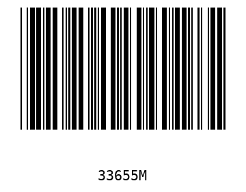 Bar code, type 39 33655