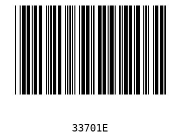 Bar code, type 39 33701