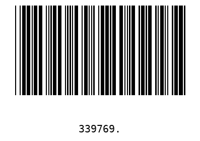 Bar code, type 39 339769