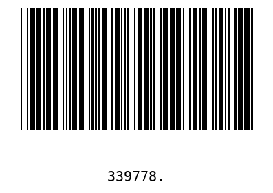 Bar code, type 39 339778