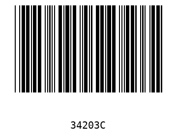 Bar code, type 39 34203