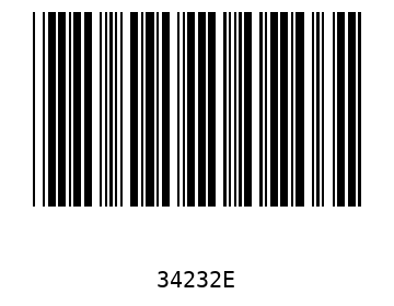 Bar code, type 39 34232