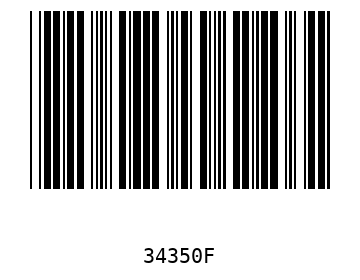 Bar code, type 39 34350