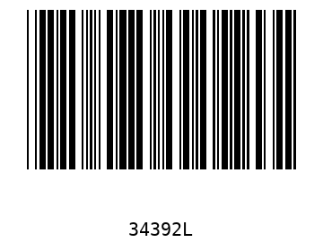 Bar code, type 39 34392