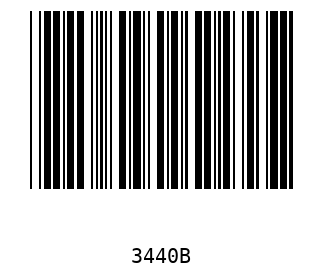 Bar code, type 39 3440