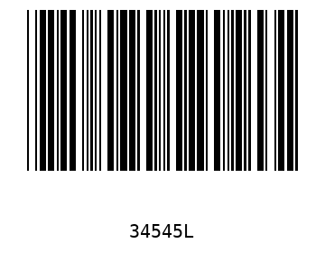 Bar code, type 39 34545
