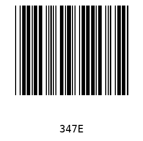 Bar code, type 39 347