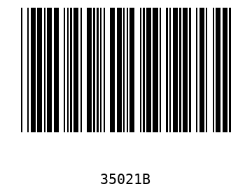Bar code, type 39 35021