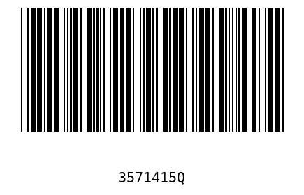 Bar code, type 39 3571415