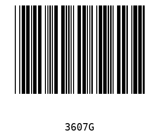 Bar code, type 39 3607