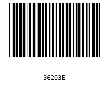 Bar code, type 39 36203